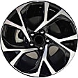 ALY75224U45N Aluminum Painted Black Wheel, 18 in. X 7 in., 5 x 4.5 in. Bolt Pattern