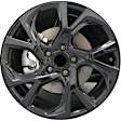 2021 Toyota C-HR - Aluminum Painted Black 10 Spoke; Factory Replacement New Alloy Wheel; (Associated Hollander Numbers: ALY75224U45), 18 in. x 7 in., 5 x 4.5 in. Bolt Pattern