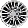 ALY75233U77N Aluminum Silver Wheel, 18 in. X 8 in., 5 x 4.5 in. Bolt Pattern