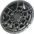ALY75258U47N Aluminum Painted Black Wheel, 16 in. X 7 in., 6 x 5.5 in. Bolt Pattern