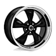 AR105M7861B Aluminum Black Wheel, 17 in. X 8 in., 5 x 4.75 Bolt Pattern