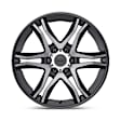 AR89328512335 Aluminum Black Wheel, 20 in. X 8.5 in., 5 x 4.5 in. Bolt Pattern