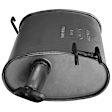2005 Acura TSX - Rear, Driver Side Muffler, 4 Cyl 2.4L, OE Replacement Series