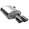 DA3957 Rear, Driver Side Muffler