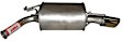DA40407 Passenger Side Muffler, Natural