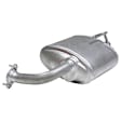 DA4117 Rear, Driver Side Muffler