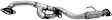 MZ15901 Front-Pipe Aluminized Steel Exhaust Pipe