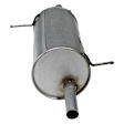 MZ18247 Rear, Driver Side Muffler