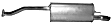 TY16415 Center Muffler, Natural
