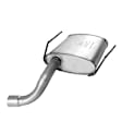 20053 Driver Side Muffler, Natural, 3.6L, 6Cyl