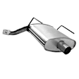 20054 Passenger Side Muffler, Natural, 3.6L, 6Cyl