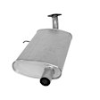 2407 Passenger Side Muffler, 4.6L, 8Cyl