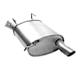 2618 Passenger Side Muffler, 3.7L, 6Cyl