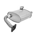 30007 Passenger Side Muffler, Natural, 3.5L, 6Cyl
