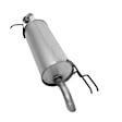30026 Muffler, Natural, DOHC, Hatchback, Welded Assembly