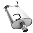 30050 Muffler, Natural, Front Wheel Drive, Welded Assembly