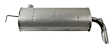 30065 Muffler, Natural, Welded Assembly, Single Outlet Only