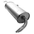 30065 Muffler, Natural, Welded Assembly, Single Outlet Only