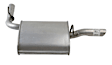 30075 Muffler, Natural, All Wheel Drive, Welded Assembly