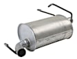 30090 Muffler, Natural, Front Wheel Drive, Welded Assembly