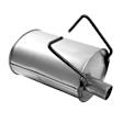 30113 Muffler, Natural, Front Wheel Drive, Welded Assembly