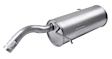30114 Muffler, Natural, 1.6L, 4Cyl