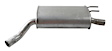 30115 Muffler, Natural, Sedan, Welded Assembly