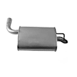 30127 Muffler, Natural, Naturally Aspirated, Welded Assembly, Turn Down Only