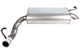 30142 Rear, Passenger Side Muffler, Natural, 3.7L, 6Cyl