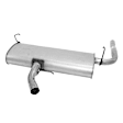 40001 Driver or Passenger Side Muffler, Natural, 2.4L, 4Cyl