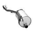 40004 Passenger Side Muffler, Natural
