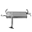 40012 Muffler, Natural, Front Wheel Drive, Welded Assembly