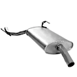 40024 Muffler, Natural, 2-Door, Coupe, Welded Assembly