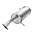 40031 Muffler, Natural, 1.6L, 4Cyl
