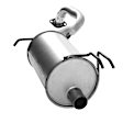 40049 Driver Side Muffler, Natural