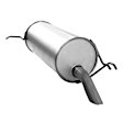 40143 Muffler, Natural, DOHC, Hatchback, Welded Assembly
