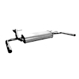 40147 Muffler, Natural, Sedan, Welded Assembly