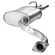 40170 Muffler, Natural, Welded Assembly