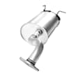 40175 Muffler, Natural, Welded Assembly