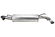 40178 Muffler, Natural, Naturally Aspirated, Hatchback, Welded Assembly