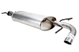 40178 Muffler, Natural, Naturally Aspirated, Hatchback, Welded Assembly