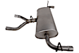 40202 Muffler, Natural, 3.7L, 6Cyl