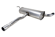 40207 Driver or Passenger Side Muffler, Natural, 2.4L, 4Cyl