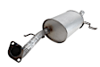 40245 Muffler, Natural, Hatchback, Welded Assembly, ULEV Emissions