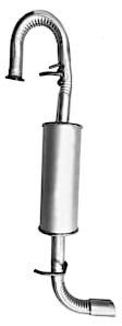 40267 Muffler, Natural, Welded Assembly