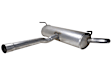 40841 Muffler, Natural, Front Wheel Drive, Welded Assembly