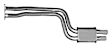 48677 Aluminized Steel Exhaust Pipe