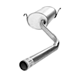 50006 Muffler, Natural, Welded Assembly