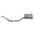 50017 Passenger Side Muffler, Natural, 3.7L, 6Cyl