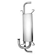 60002 Muffler, Natural, Welded Assembly